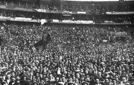 Meeting de la CNT espagnole à Barcelone Octobre 1936