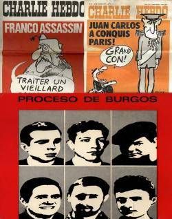 Les 6 condamnés du procès de Burgos décembre 1970