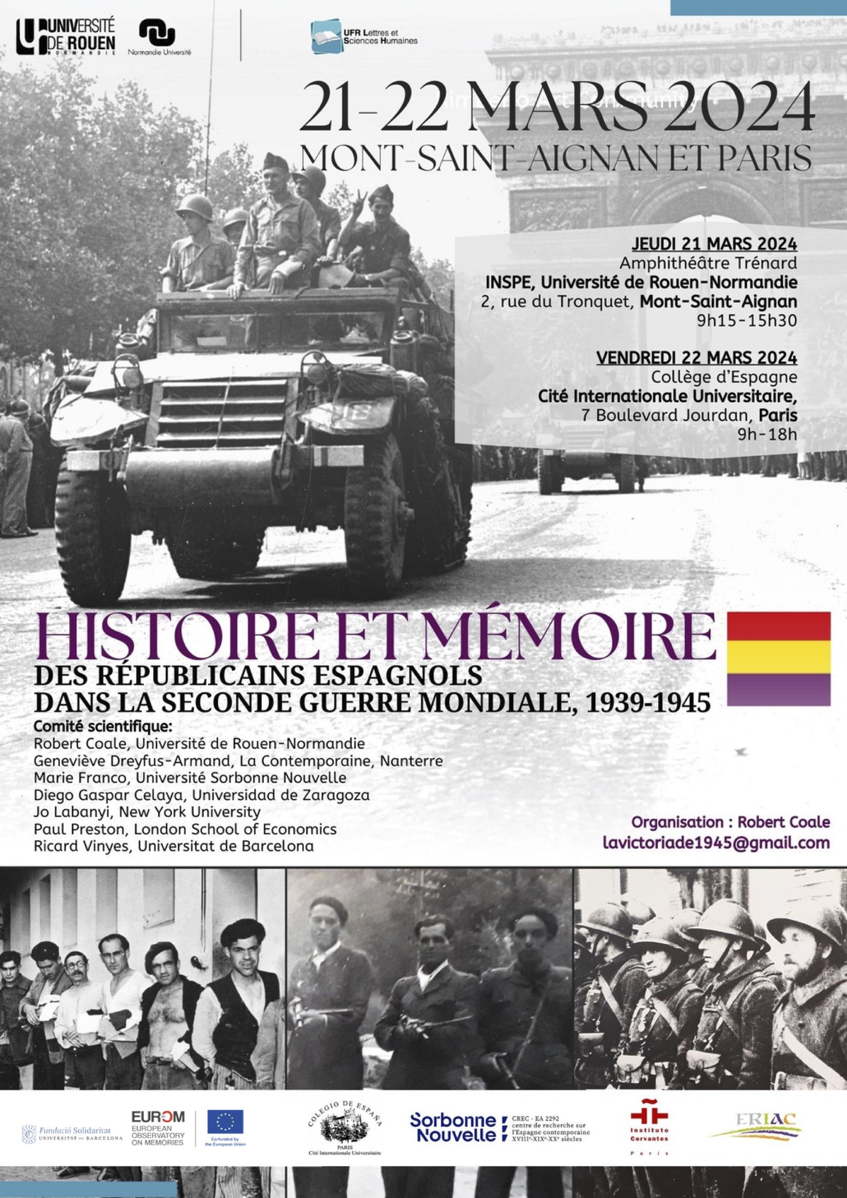 Histoire et mémoire des républicains espagnols pendant la Seconde Guerre Mondiale
