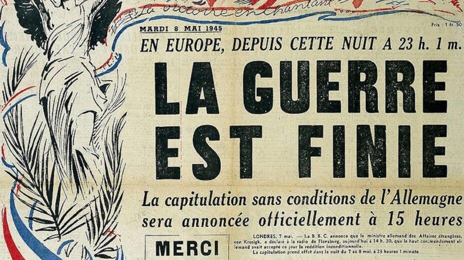 Flyer La guerre est fini (8 mai 1945)