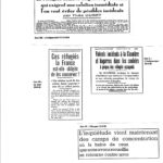 Indésirables dans la presse régionale