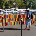 « La barricade des livres et du savoir » La culture et la mémoire, Rue Lobau Hôtel de Ville