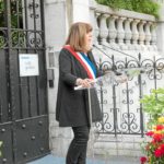 Catherine Vieu-Charier lit le discours de la Maire de Paris