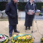 Hommage devant le monument de la FEDIP 9 février 2009