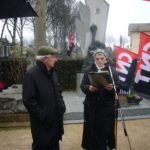 Hommage organisé par la CNT en février 2009