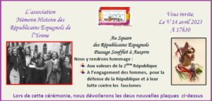 Invitation 14 avril 2023 Auxerre