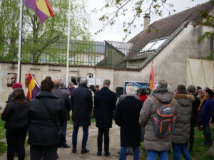 Le public au square des Républicains espagnols Auxerre le 14 avril 2023