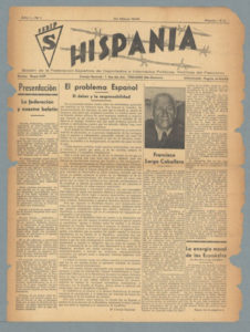 N°1 Hispania an 1, 20 mai 1946 