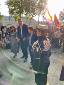 Anne Hidalgo, Vitali Klitschko et Laurence Patrice